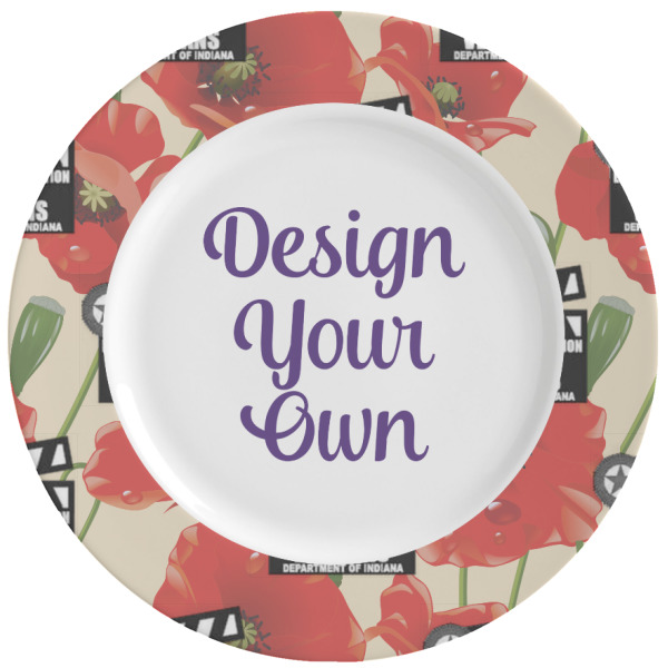 Custom Design Your Own Ceramic Dinner Plates - Set of 4