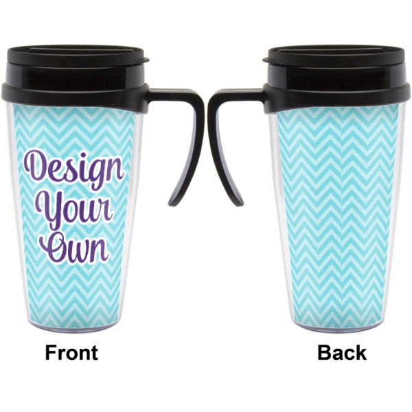 Custom Design - Travel Mug with Black Handle - Approval