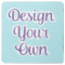 Design Your Own Square Rubber Backed Coaster - Single