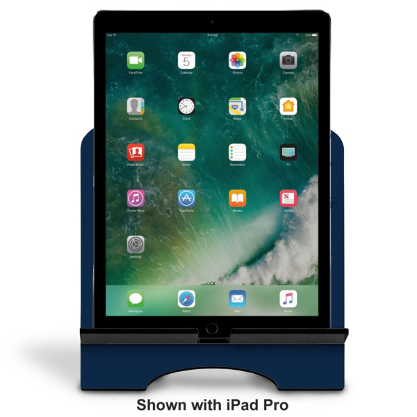 Custom Design - Stylized Tablet Stand - Front with ipad