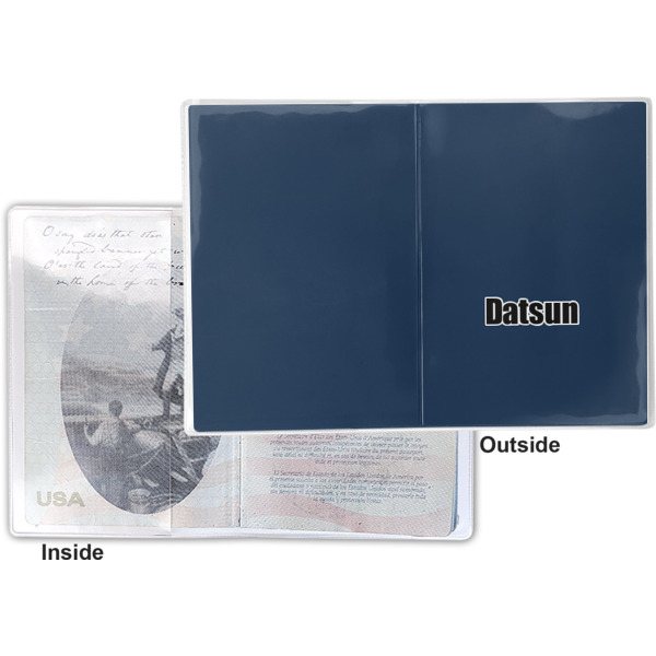 Custom Design - Vinyl Passport Holder - Flat Front and Back