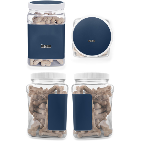 Custom Design - Pet Treat Jar - Multiple Angles