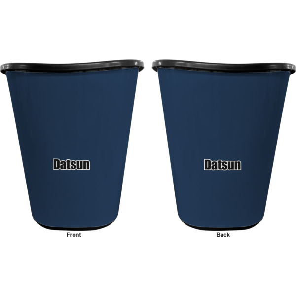 Custom Design - Waste Basket - Black - Double Sided - Approval