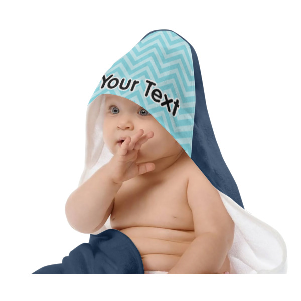 Custom Design - Baby Hooded Towel on Child