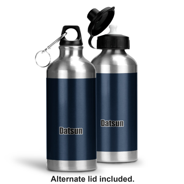 Custom Design - Aluminum Water Bottle - Alternate lid options