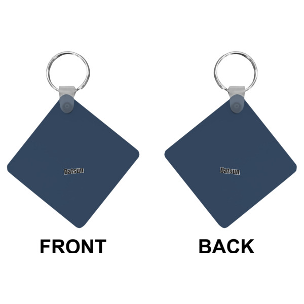 Custom Design - Diamond Keychain (Front + Back)