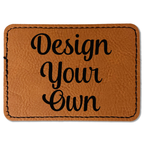 Custom Design - Leatherette Patches - Rectangle