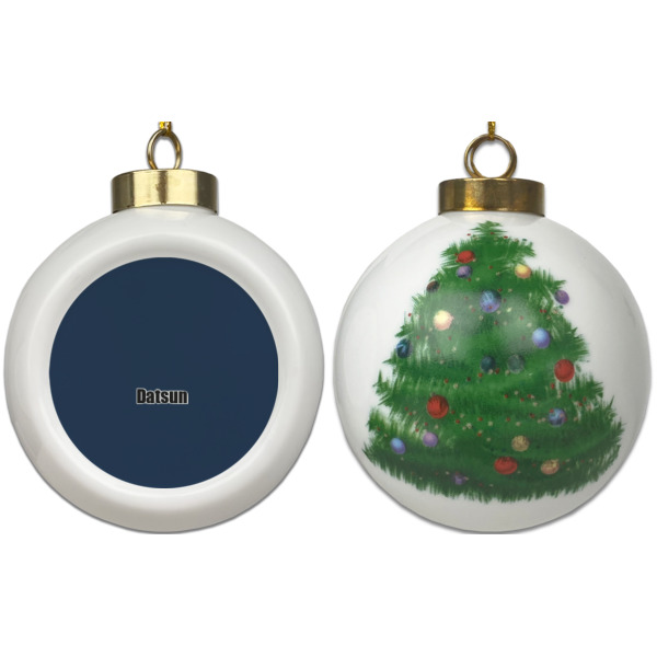 Custom Design - Ceramic Christmas Ornament - X-Mas Tree (APPROVAL)
