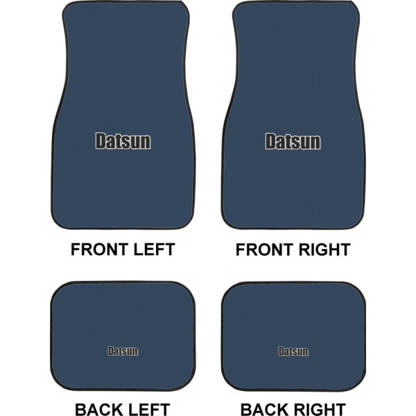 Custom Design - Car Floor Mats Set (2F + 2B)