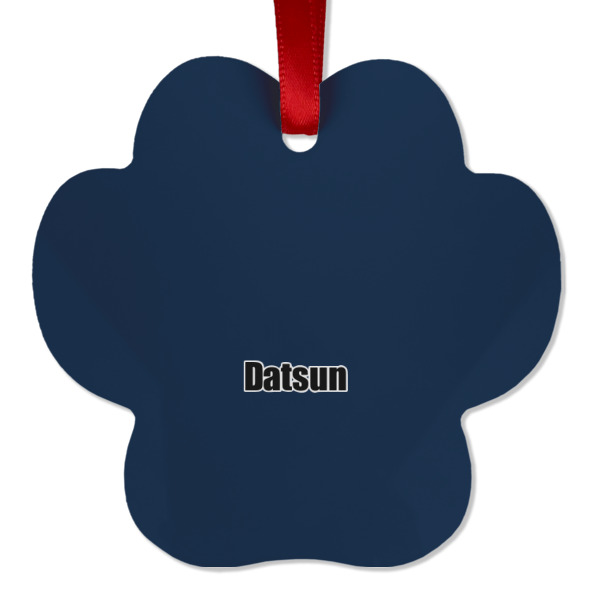 Custom Design - Metal Paw Ornament - Front