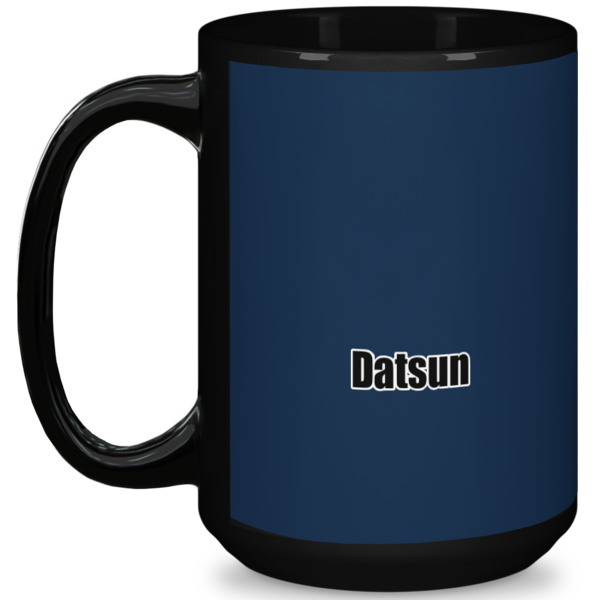 Custom Design Your Own 15 oz Coffee Mug - Black