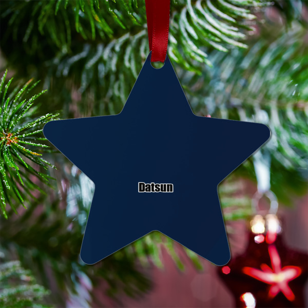 Custom Design - Metal Star Ornament - Lifestyle