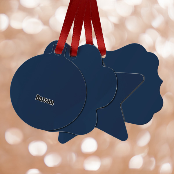 Custom Design Your Own Metal Ornaments - Double-Sided