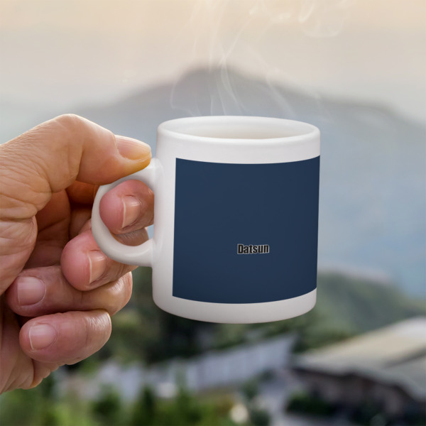 Custom Design - Single Shot Espresso Cup - Lifestyle in Hand