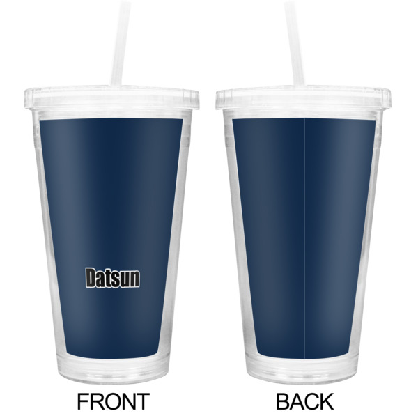 Custom Design - Double Wall Tumbler with Straw - Approval