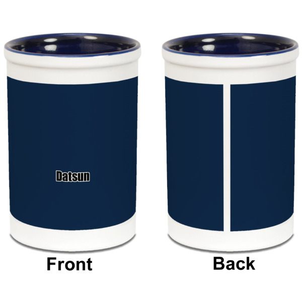 Custom Design - Pencil Holder - Blue - approval