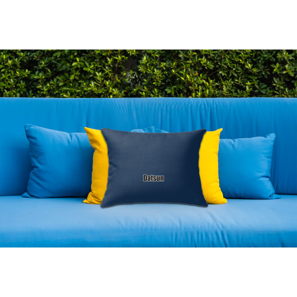 Custom Design - Outdoor Throw Pillow  - LIFESTYLE (Rectangular - 20x14)