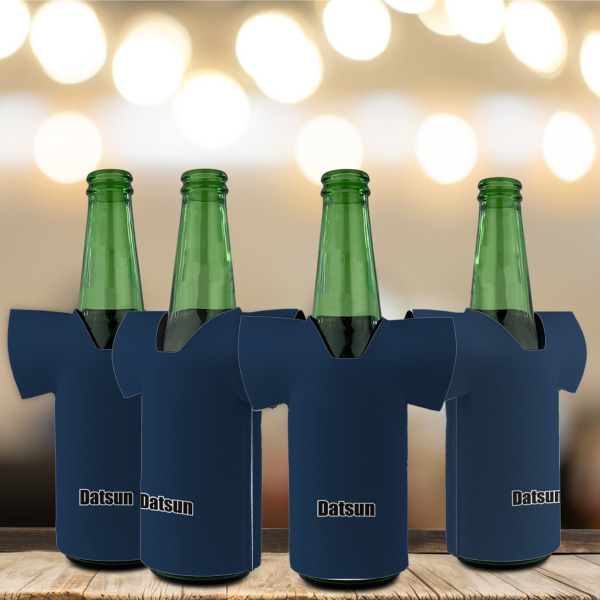 Custom Design - Jersey Bottle Cooler - Set of 4 - LIFESTYLE