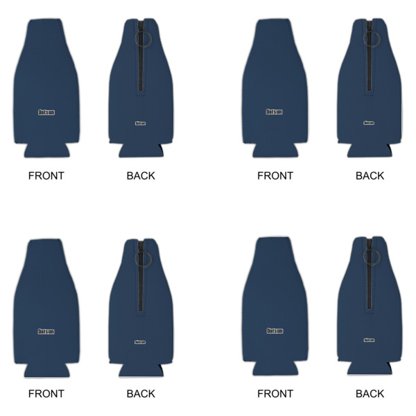 Custom Design - Zipper Bottle Cooler - Set of 4 - Approval