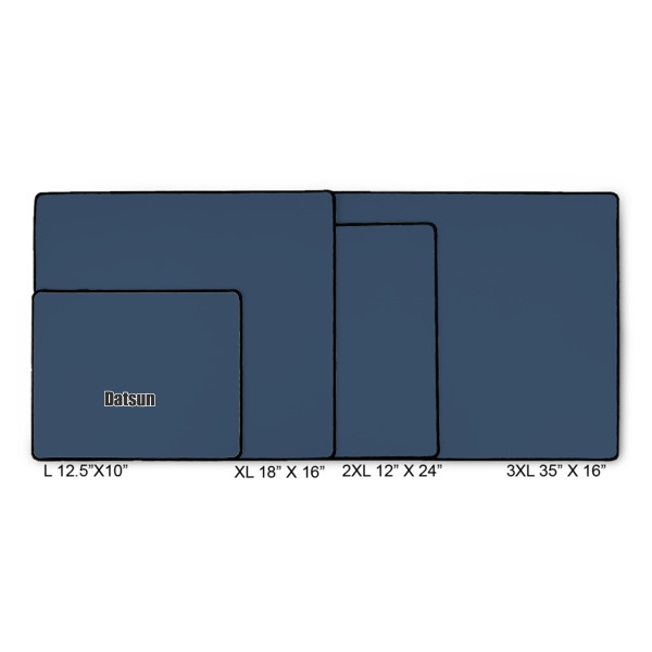 Custom Design - Gaming Mats - Size Chart