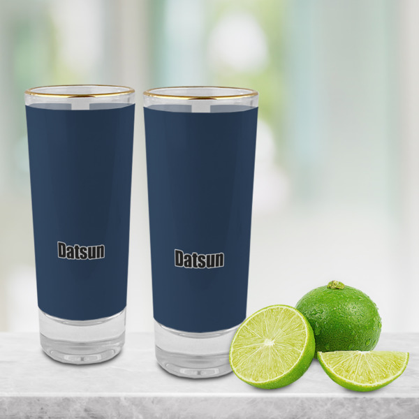 Custom Design - Glass Shot Glass - 2oz - Lifestyle