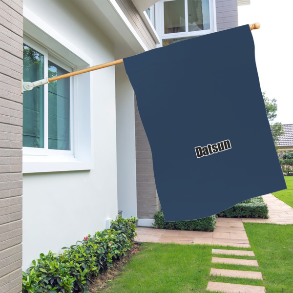 Custom Design - House Flags - Single Sided - LIFESTYLE