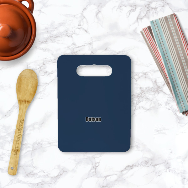 Custom Design - Rectangle Trivet with Handle - LIFESTYLE