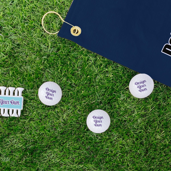 Custom Design - Golf Balls - Generic - Set of 3 - LIFESTYLE