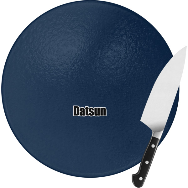 Custom Design Your Own Round Glass Cutting Board - Small