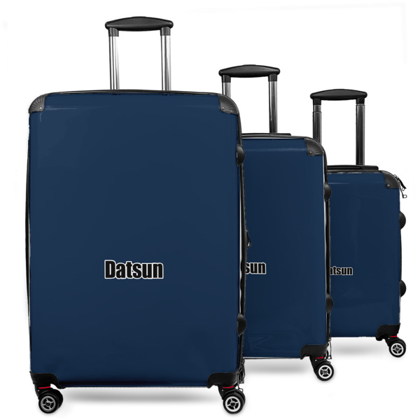 Custom Design Your Own 3-Piece Luggage Set - 20" Carry On - 24" Medium Checked - 28" Large Checked