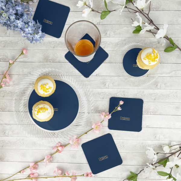 Custom Design - Plastic Party Dinner Plates - In Context