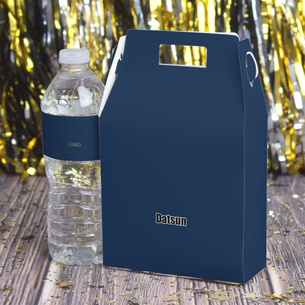 Custom Design - Gable Favor Box - In Context