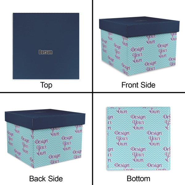 Custom Design - Gift Boxes with Lid - Canvas Wrapped - XX-Large - Approval