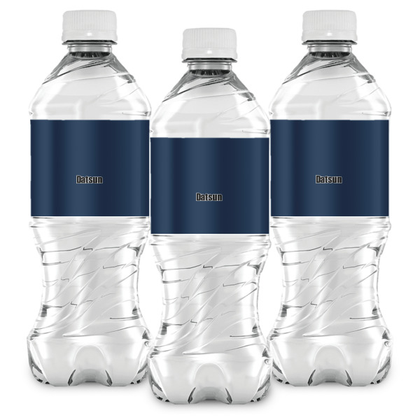 Custom Design - Water Bottle Labels - Front View