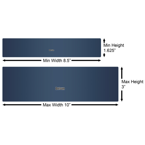 Custom Design - Water Bottle Labels w/ Dimensions