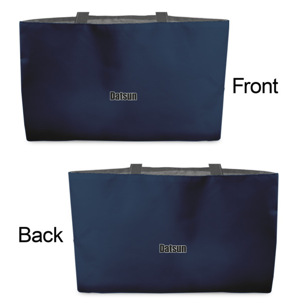 Custom Design - Tote w/Black Handles - Front & Back Views