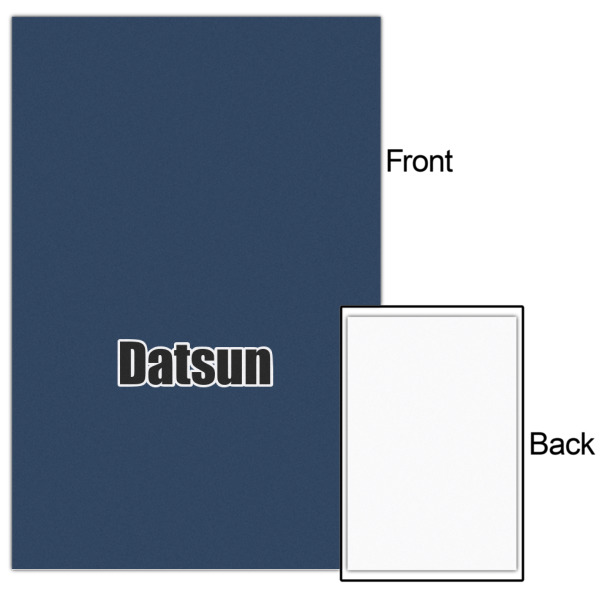 Custom Design - 24x36 - Matte Poster - Front & Back