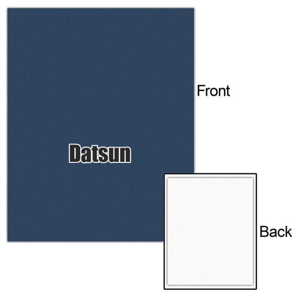 Custom Design - 16x20 - Matte Poster - Front & Back