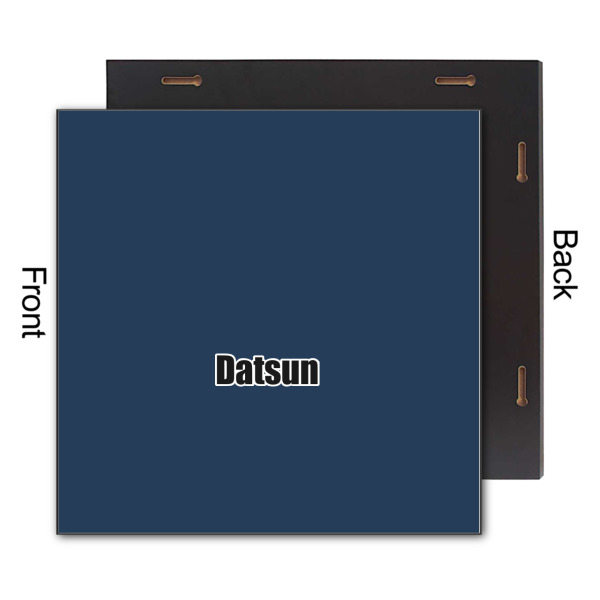 Custom Design - 12x12 Wood Print - Front & Back View