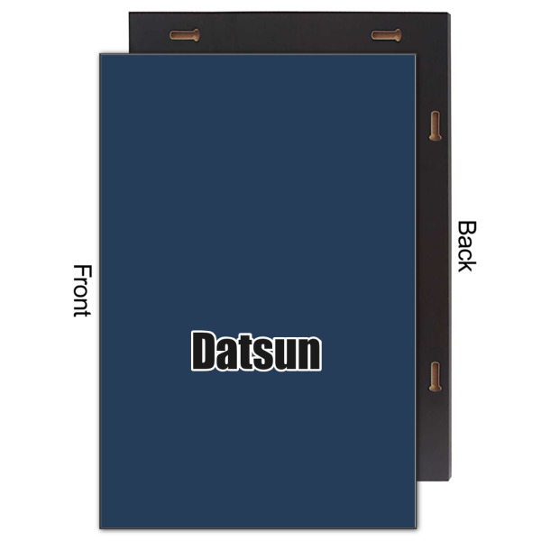 Custom Design - 20x30 Wood Print - Front & Back View