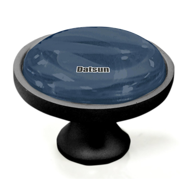 Custom Design - Black Custom Cabinet Knob (Side)