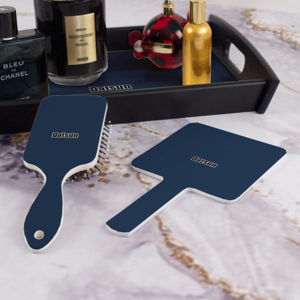 Custom Design - Hair Brush and Hand Mirror - Bathroom Scene