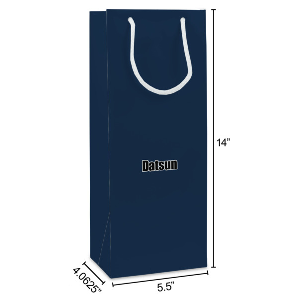 Custom Design - Wine Gift Bag - Dimensions