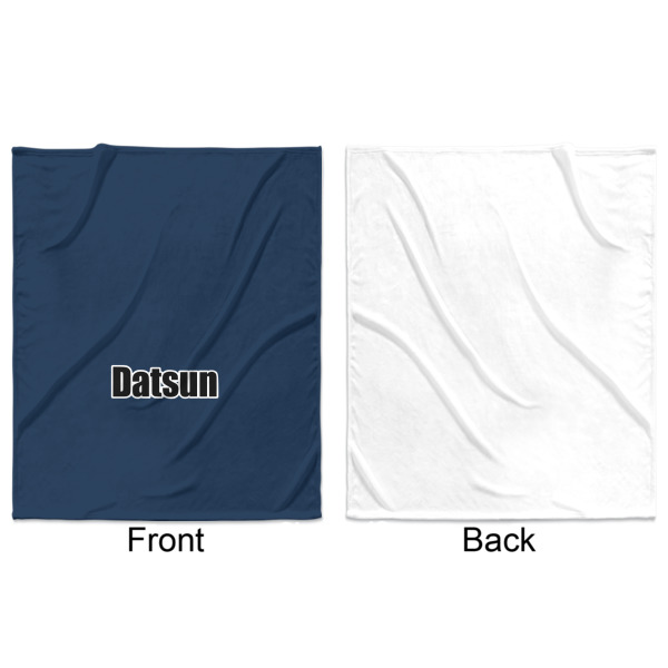 Custom Design - Minky Blanket - 50"x60" - Single Sided - Front & Back