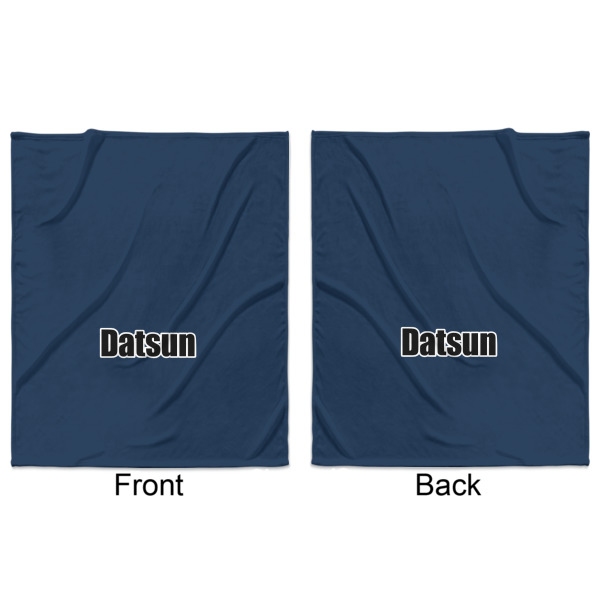 Custom Design - Minky Blanket - 50"x60" - Double Sided - Front & Back