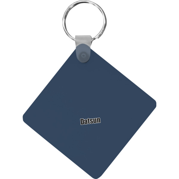 Custom Design Your Own Diamond Plastic Keychain