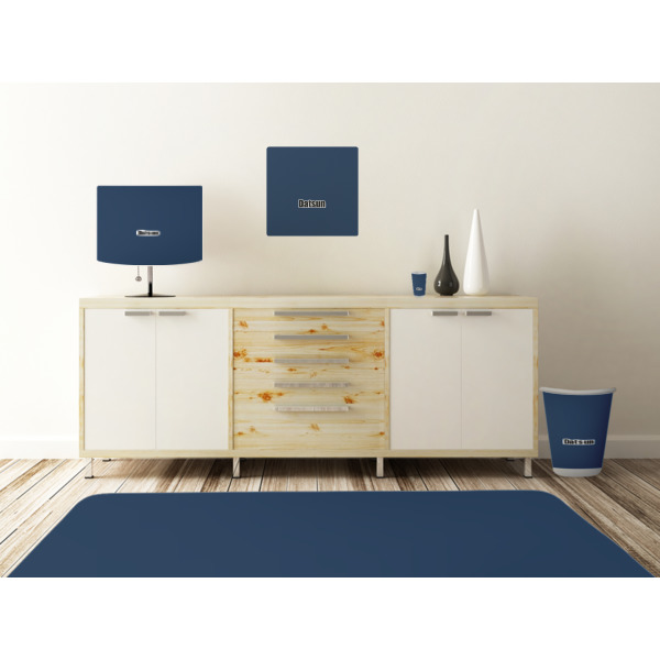 Custom Design - Square Wall Decal Wooden Desk