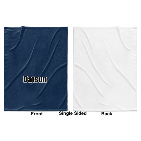 Custom Design - Baby Blanket (Single Sided - Printed Front, White Back)