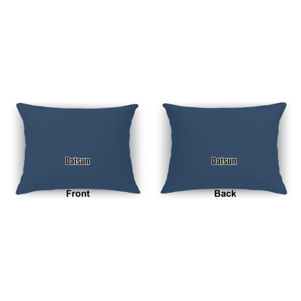 Custom Design - Outdoor Rectangular Throw Pillow (Front and Back)