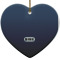 Design Your Own Heart Ceramic Ornament